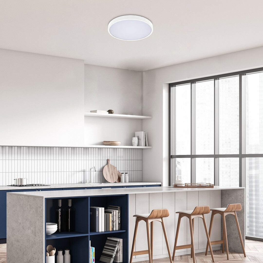 Plafoniera LED Alenzo, alb, 36W, 2450lm, 3000K, 4000K, 6000K, IP44, Rabalux, 71429