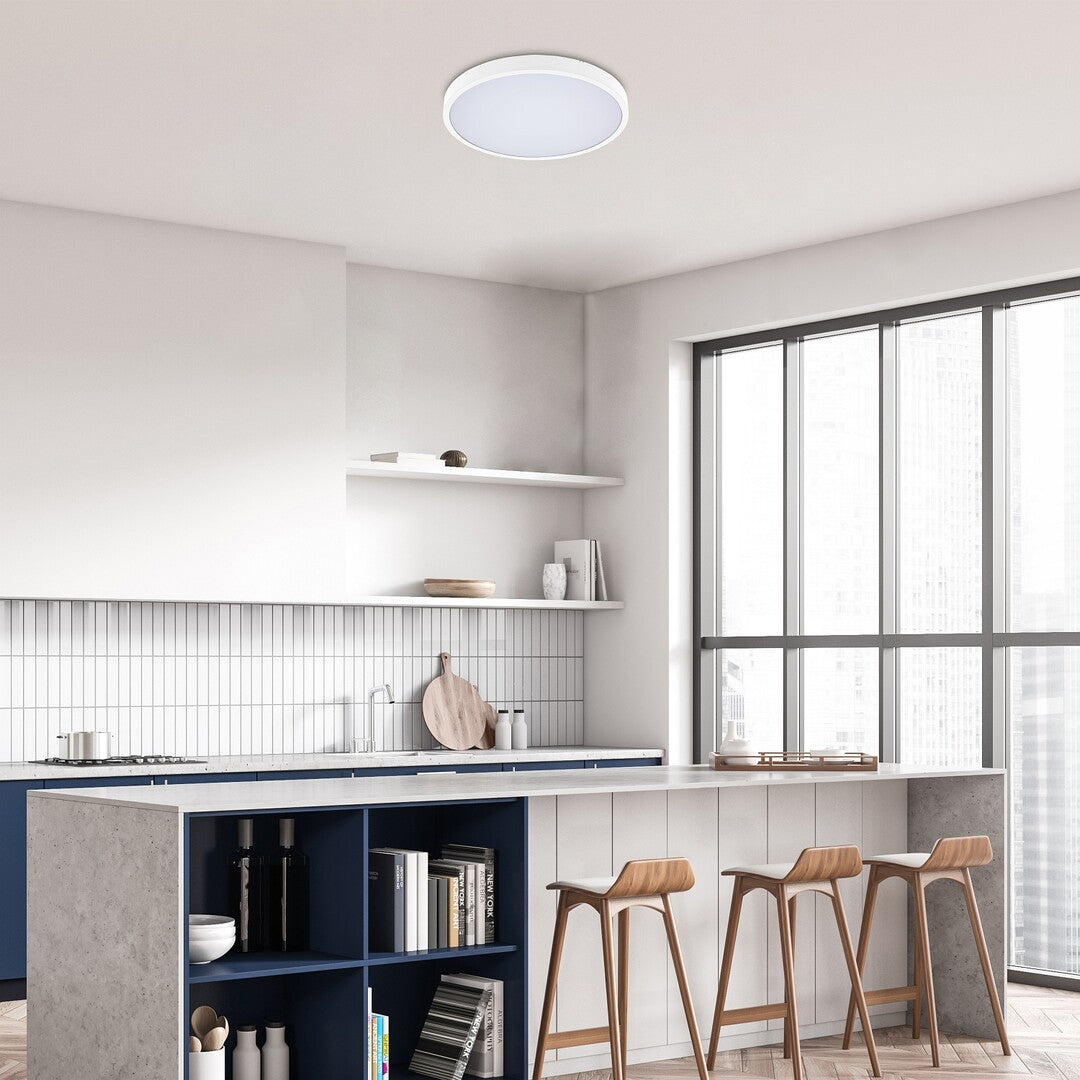 Plafoniera LED Alenzo, alb, 36W, 2450lm, 3000K-6000K, IP44, Rabalux, 71430