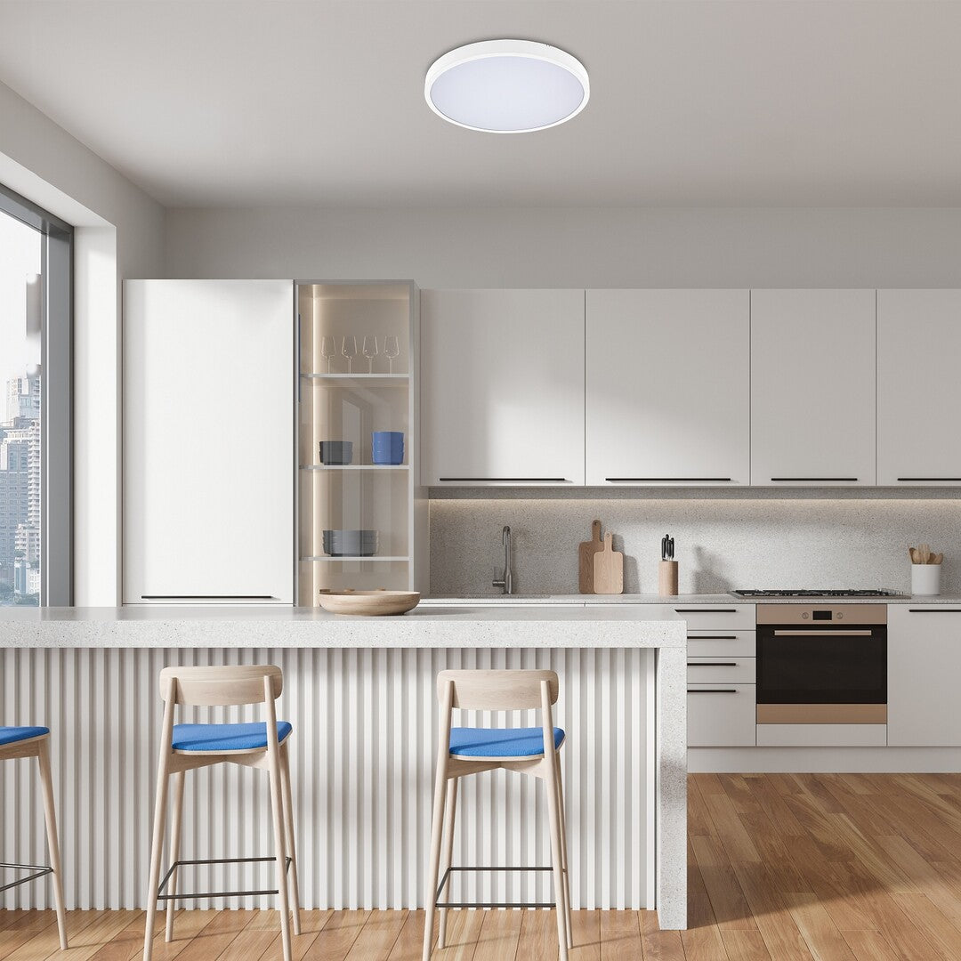 Plafoniera LED Alenzo, alb, 36W, 2450lm, 3000K-6000K, IP44, Rabalux, 71431