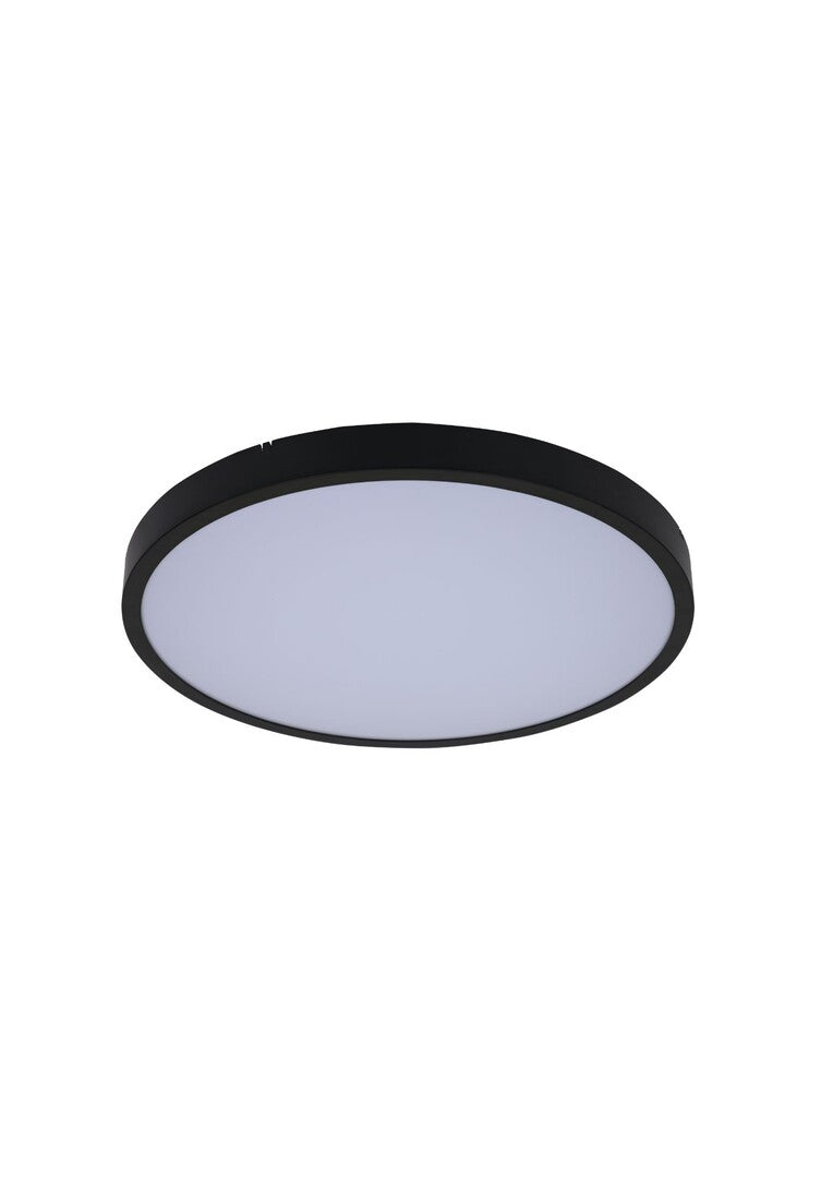 Plafoniera LED Alenzo, negru, 12W, 780lm, 3000K, 4000K, 6000K, IP44, Rabalux, 71435