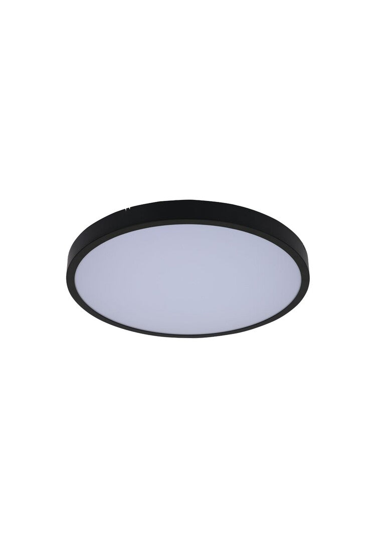 Plafoniera LED Alenzo, negru, 18W, 1200lm, 3000K, 4000K, 6000K, IP44, Rabalux, 71436