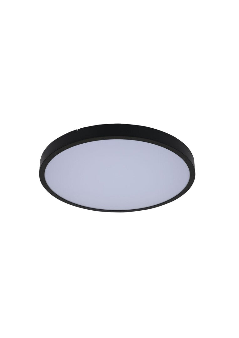 Plafoniera LED Alenzo, negru, 24W, 1500lm, 3000K, 4000K, 6000K, IP44, Rabalux, 71437