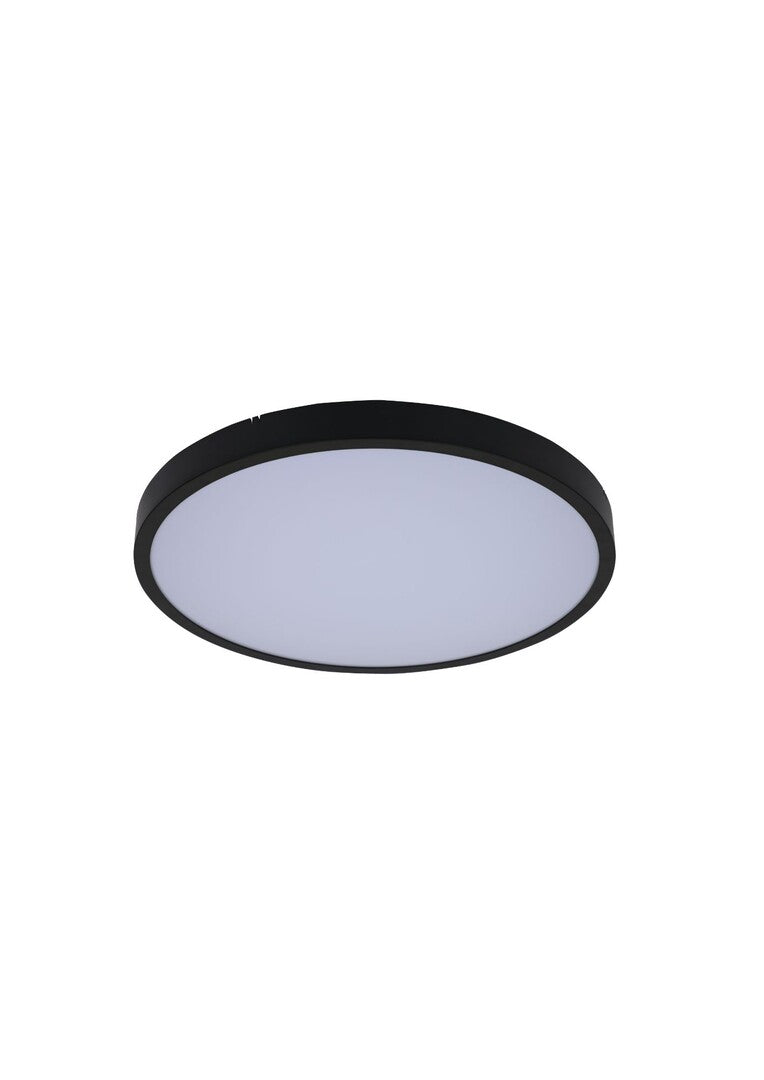 Plafoniera LED Alenzo, negru, 24W, 1500lm, 3000K-6000K, IP44, Rabalux, 71438