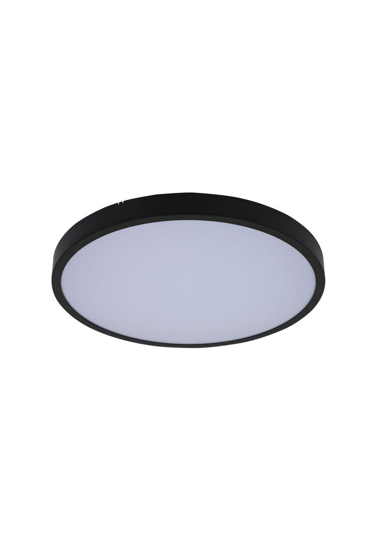 Plafoniera LED Alenzo, negru, 36W, 2300lm, 3000K, 4000K, 6000K, IP44, Rabalux, 71439
