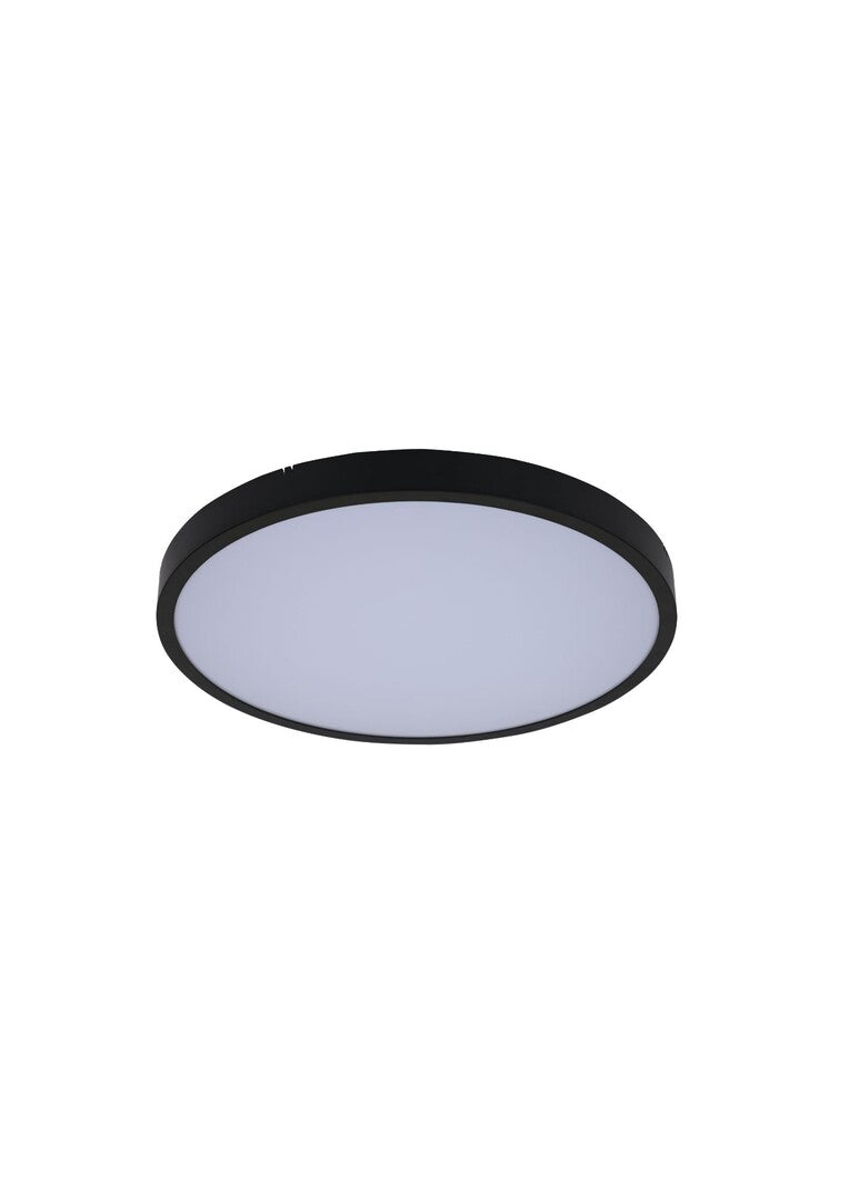 Plafoniera LED Alenzo, negru, 36W, 2390lm, 3000K-6000K, IP44, Rabalux, 71440