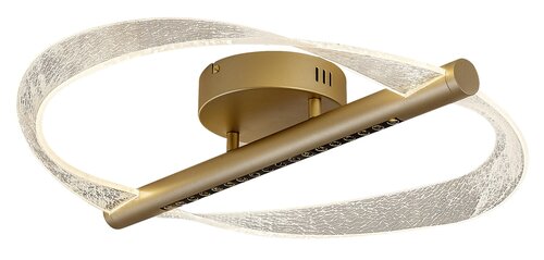 Plafoniera LED Olyssia, auriu, 24W, 1300lm, 3000K, L.52cm, IP20, Rabalux, 71464