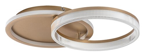 Plafoniera LED Rivona, auriu, 22W, 1500lm, 3000K-6500K, L.53cm, IP20, Rabalux, 71472