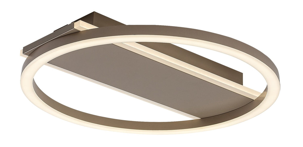 Plafoniera LED Glavian, gri-bej, 24W, 1700lm, 4000K, L.33cm, IP20, Rabalux, 71474
