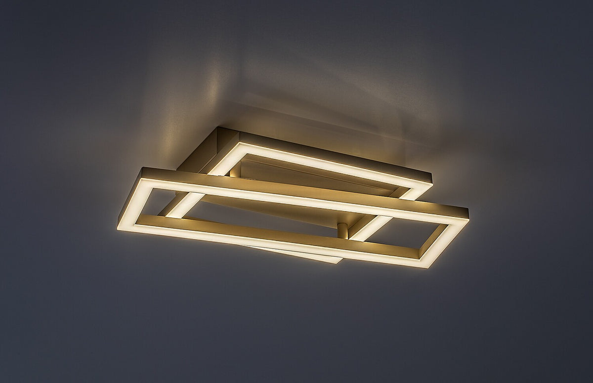 Plafoniera LED Glavian, gri-bej, 24W, 1700lm, 4000K, L.37cm, IP20, Rabalux, 71475