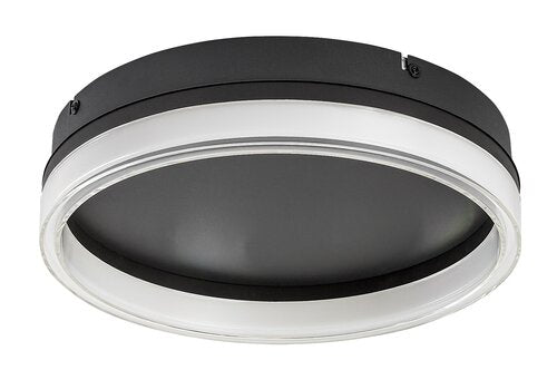 Plafoniera LED Seraphiel, negru, 18W, 1110lm, 3000K-6500K, D.33cm, IP20, Rabalux, 71478