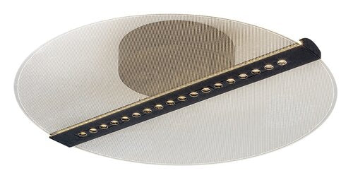 Plafoniera LED Norael, negru mat, 20W, 1410lm, 3000K, D.41cm, IP20, Rabalux, 71483