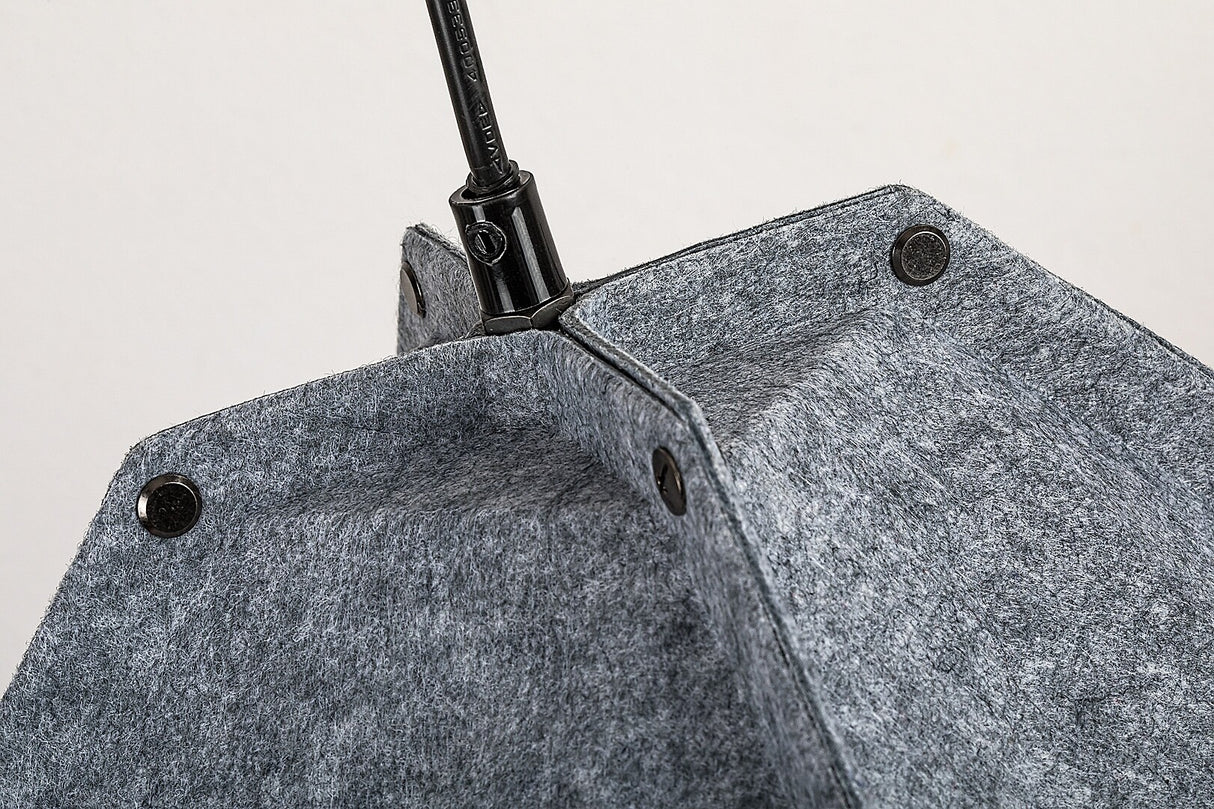 Lustra suspendata Lomiro, gri, 1xE27, IP20, Rabalux, 72000