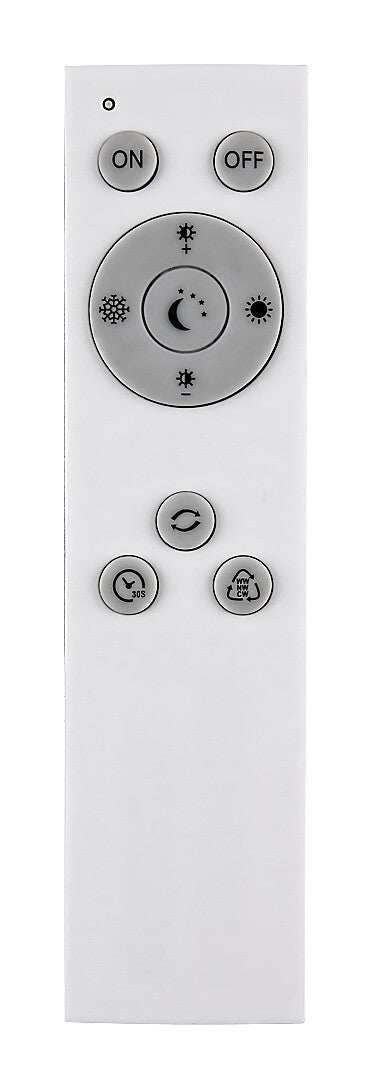 Lustra suspendata inteligenta LED Ceilo, alb, 38W, 3150lm, 3000K-6500K, cu telecomandă, IP20, Rabalux, 72002