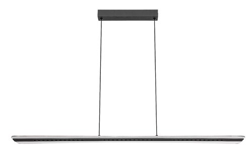 Lustra suspendata LED Norael, negru, 40W, 2600lm, 3000K, H.120cm, IP20, Rabalux, 72026