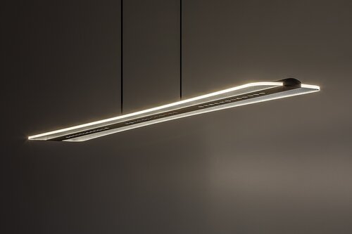 Lustra suspendata LED Norael, negru, 40W, 2600lm, 3000K, H.120cm, IP20, Rabalux, 72026