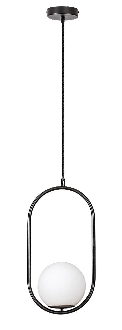 Lustra suspendata Ghita, negru, 1xE27, IP20, Rabalux, 72028