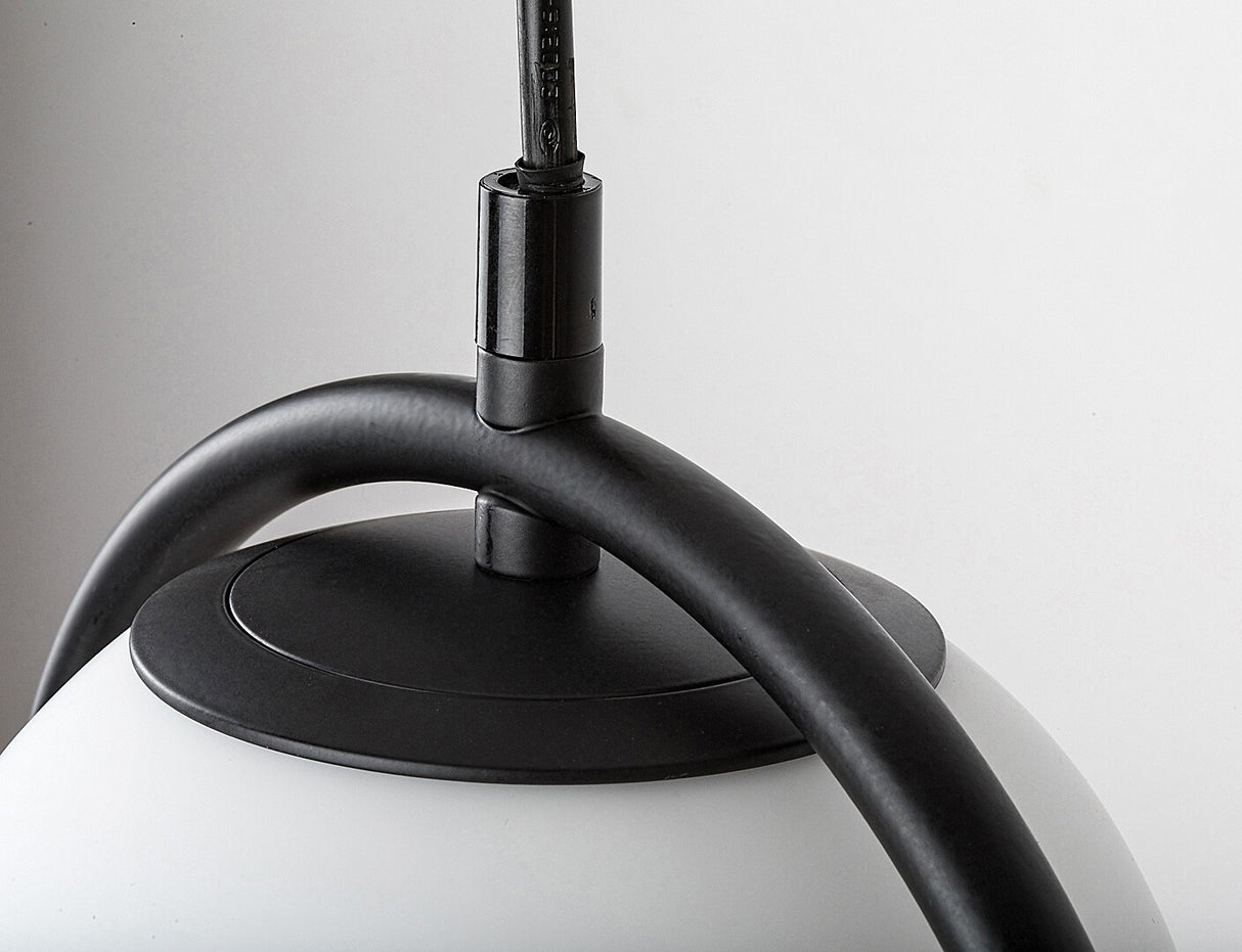 Lustra suspendata Ghita, negru, 2xE27, IP20, Rabalux, 72029