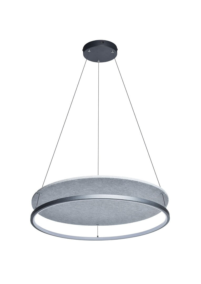 Lustra suspendata LED Farenzo, negru, 40W, 2000lm, 3000K/4000K, IP20, Rabalux, 72032