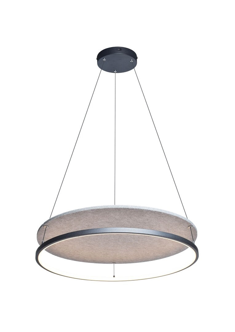 Lustra suspendata LED Farenzo, negru, 40W, 2000lm, 3000K/4000K, IP20, Rabalux, 72032