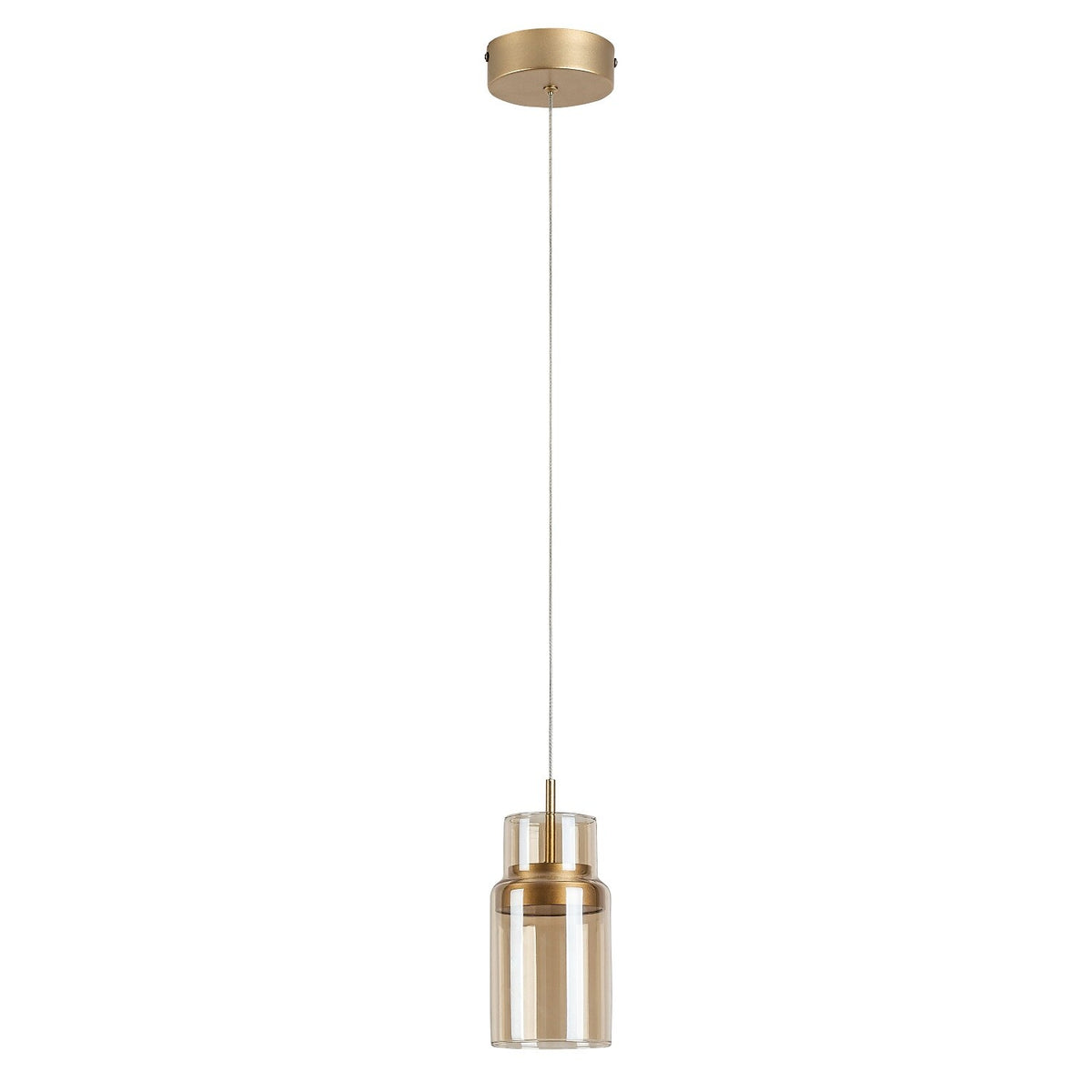 Lustră LED suspendată Zayen, auriu – vedere a produsului 3, Rabalux 72035