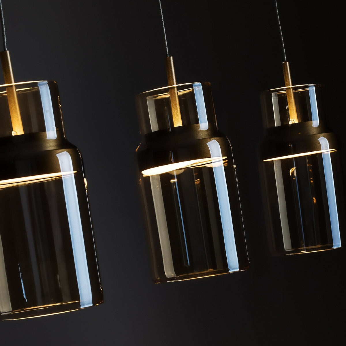 Lustră LED suspendată Zayen, auriu – vedere a produsului 4, Rabalux 72036