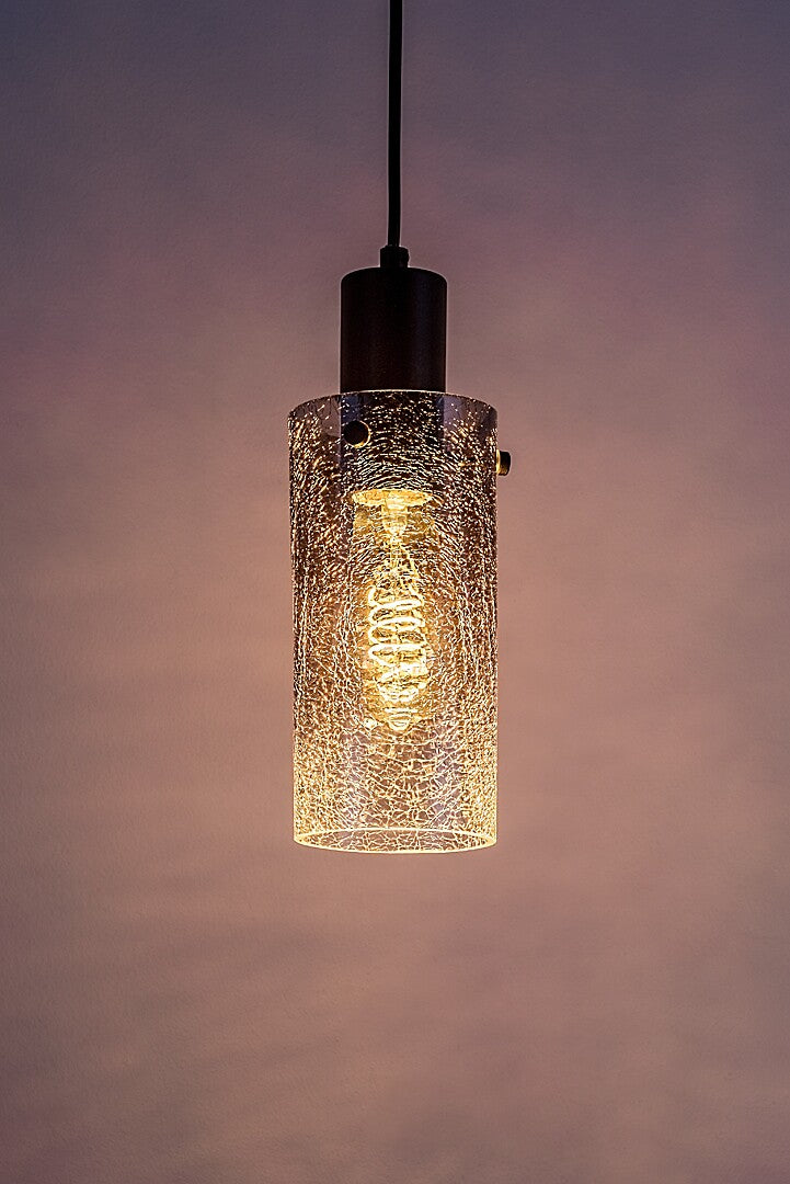 Lustra suspendata Fumea, negru, 1xE27, IP20, Rabalux, 72037