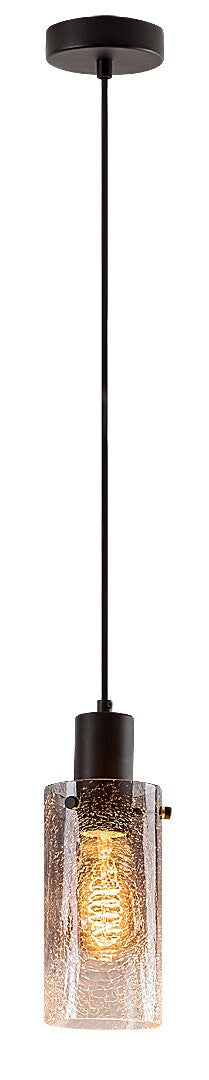 Lustra suspendata Fumea, negru, 1xE27, IP20, Rabalux, 72037