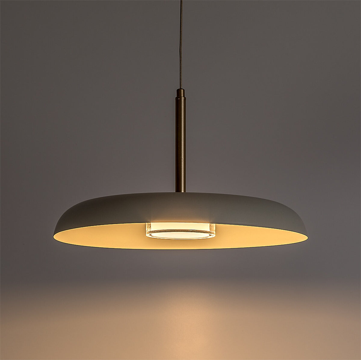 Lustră LED suspendată Odete, auriu – vedere a produsului 2, Rabalux 72044