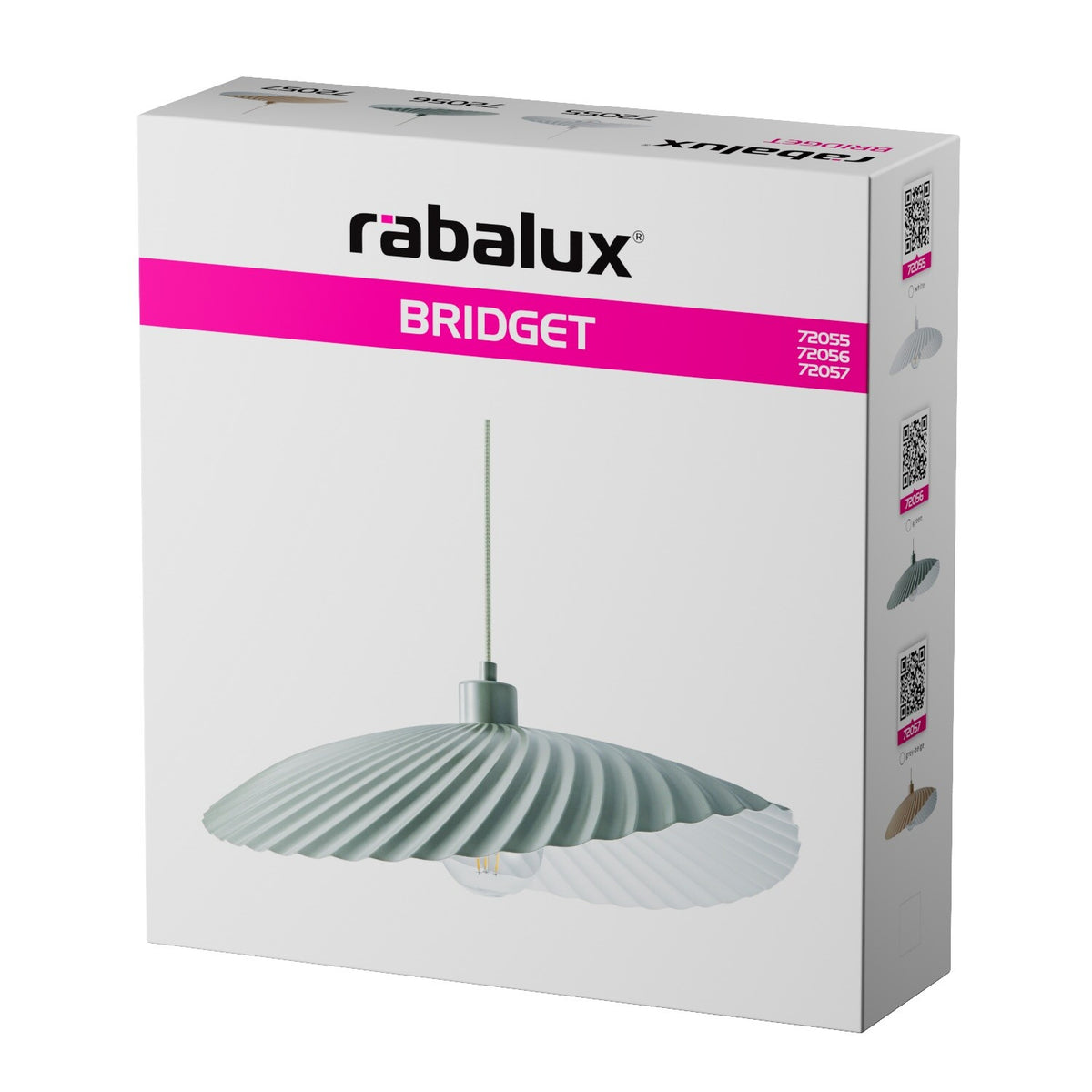 Lustră suspendată Bridget, alb – imagine ambientală 2, Rabalux 72055