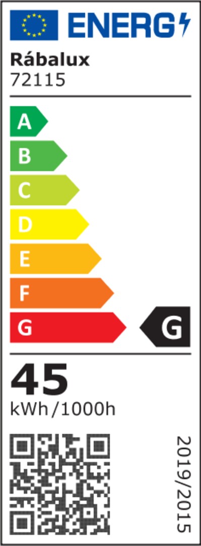 Lustra suspendata LED Silnora, negru, 45W, 3000lm, 3000K/4000K/6500K, IP20, Rabalux, 72115