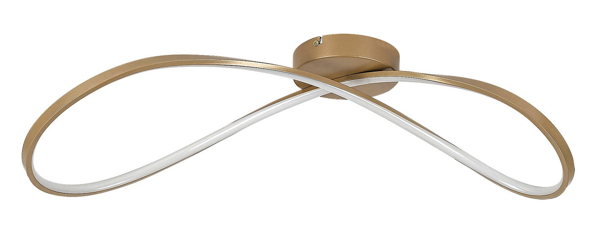 Plafoniera LED Castiel, auriu, 30W, 1900lm, 3000K, IP20, Rabalux, 72116