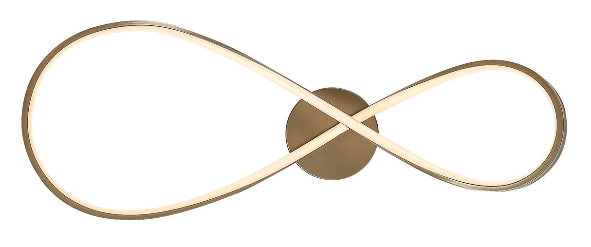 Plafoniera LED Castiel, auriu, 30W, 1900lm, 3000K, IP20, Rabalux, 72116