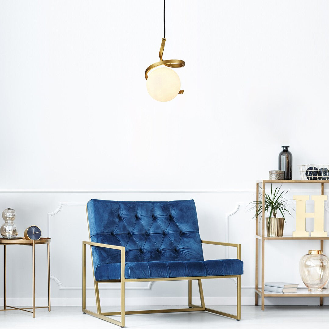 Lustra suspendata Sarabi, auriu, 1xE27, IP20, Rabalux, 72126