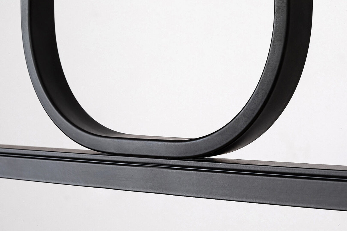 Lustra suspendata LED Elia, negru, 25W, 1150lm, 3000K, L.120cm, IP20, Rabalux, 72127