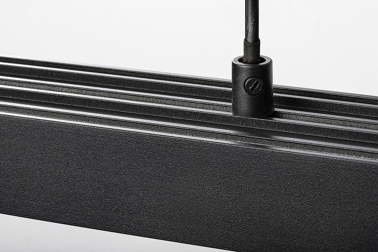 Lustra suspendata LED Tariq, negru mat, 30W, 1650lm, 4000K, L.120cm, IP20, Rabalux, 72128