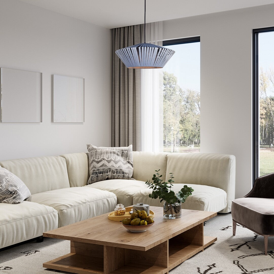 Lustra suspendata Revan, negru/gri, 1xE27, IP20, Rabalux, 72150