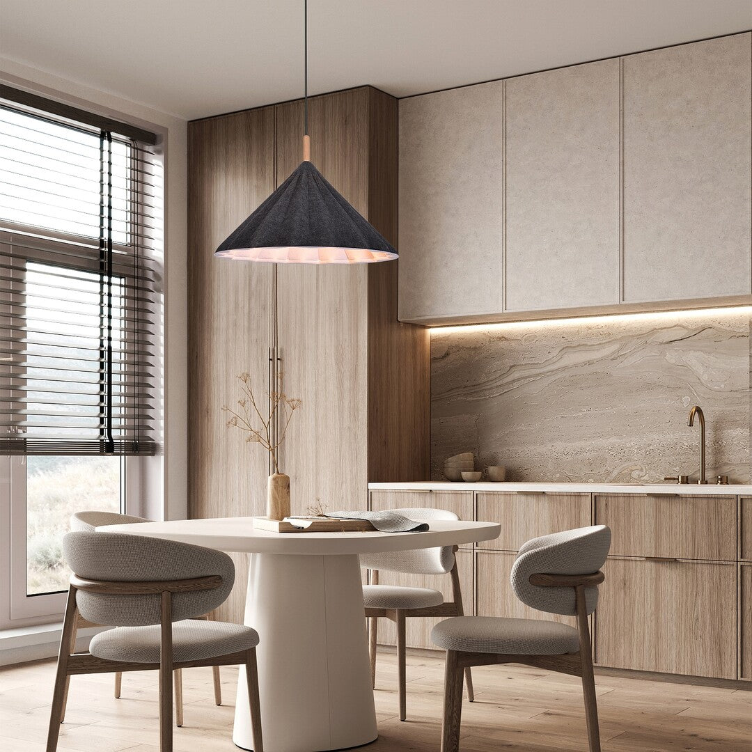 Lustra suspendata Linavo, negru, 1xE27, IP20, Rabalux, 72164