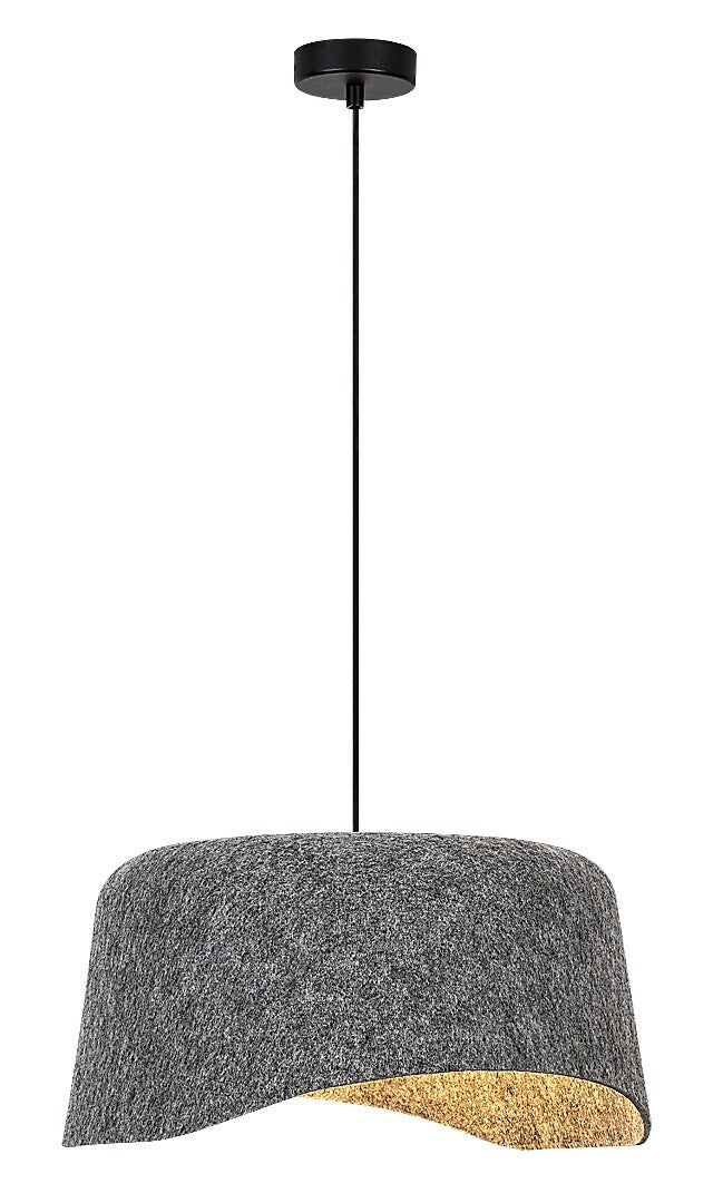 Lustra suspendata Farelia, negru/gri, 1xE27, IP20, Rabalux, 72189