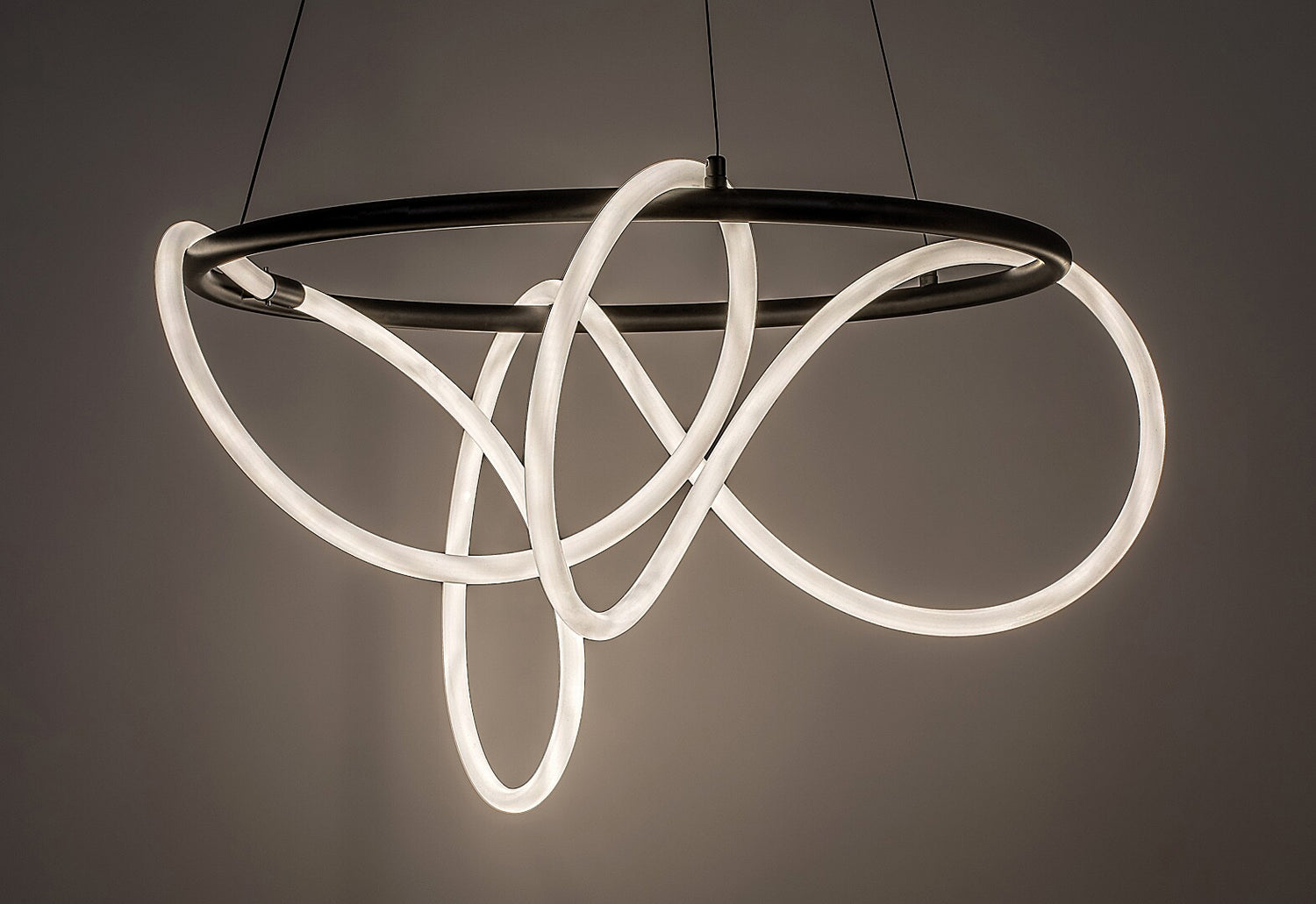 Lustra suspendata LED Montema, negru, 54W, 4480lm, 4000K, D.60cm, IP20, Rabalux, 72191