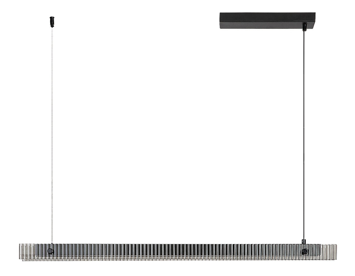 Lustra suspendata LED Cital, negru, 36W, 1900lm, 3000K, L.100 cm, IP20, Rabalux, 72214