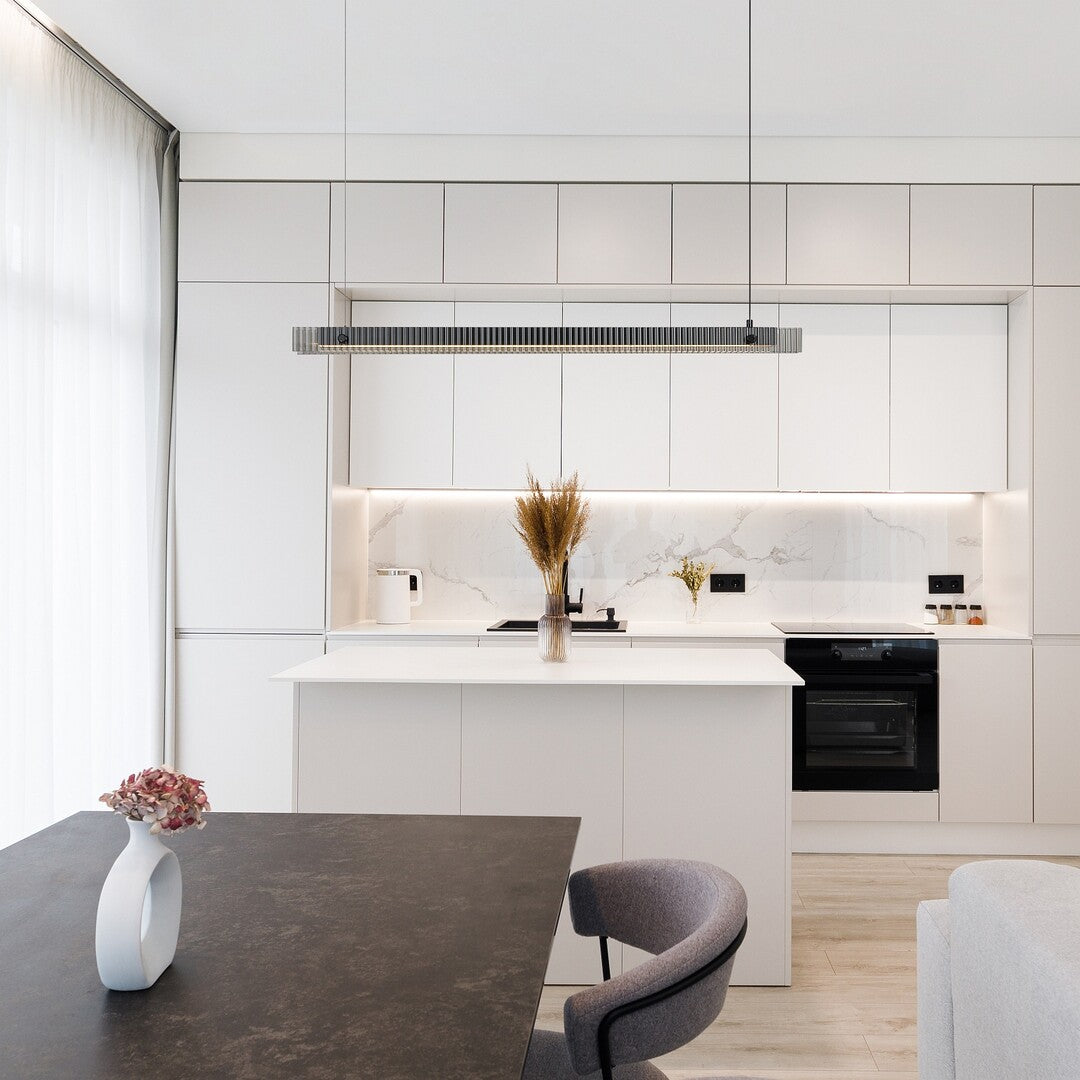 Lustra suspendata LED Cital, negru, 36W, 1900lm, 3000K, L.100 cm, IP20, Rabalux, 72214