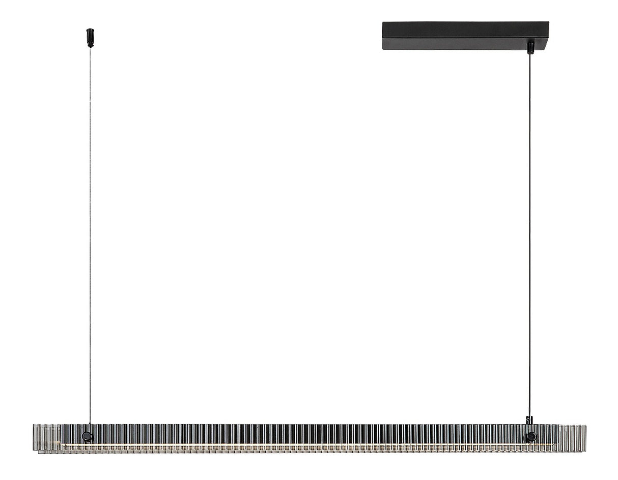 Lustra suspendata LED Cital, negru, 36W, 1900lm, 3000K, L.100 cm, IP20, Rabalux, 72214