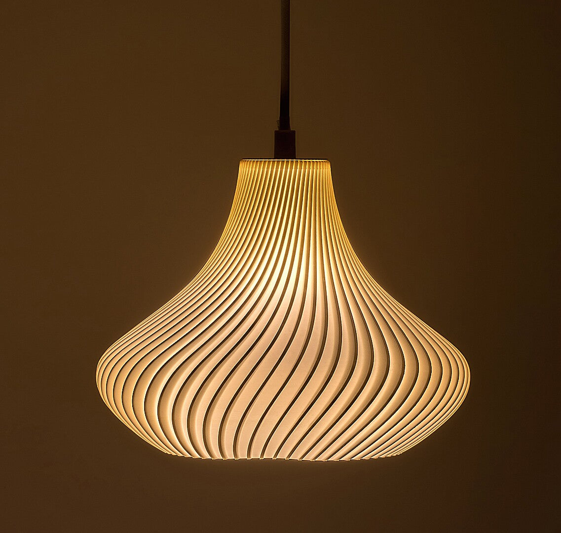 Lustra suspendata Tiana, policarbonat alb, 1xE14, D.22cm, IP20, Rabalux, 72216