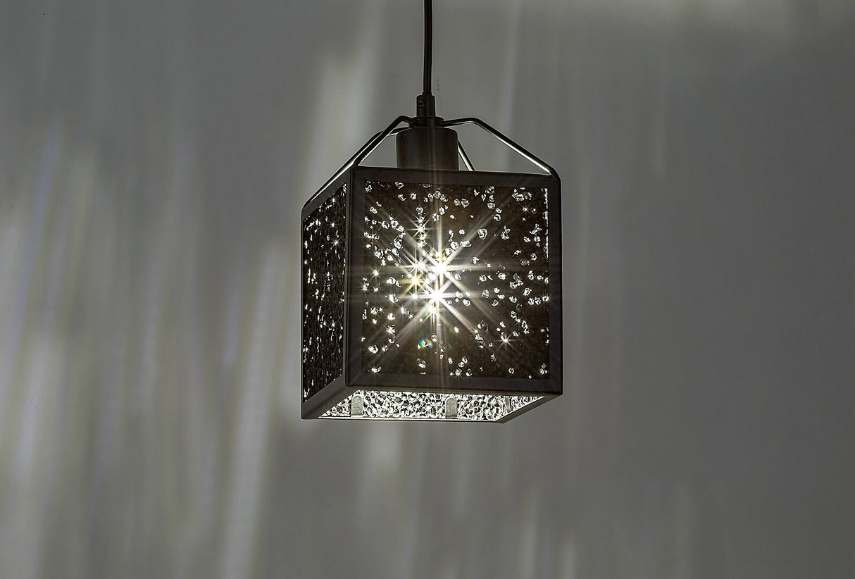 Lustra suspendata Samilo, negru, 1xE27, IP20, Rabalux, 72217