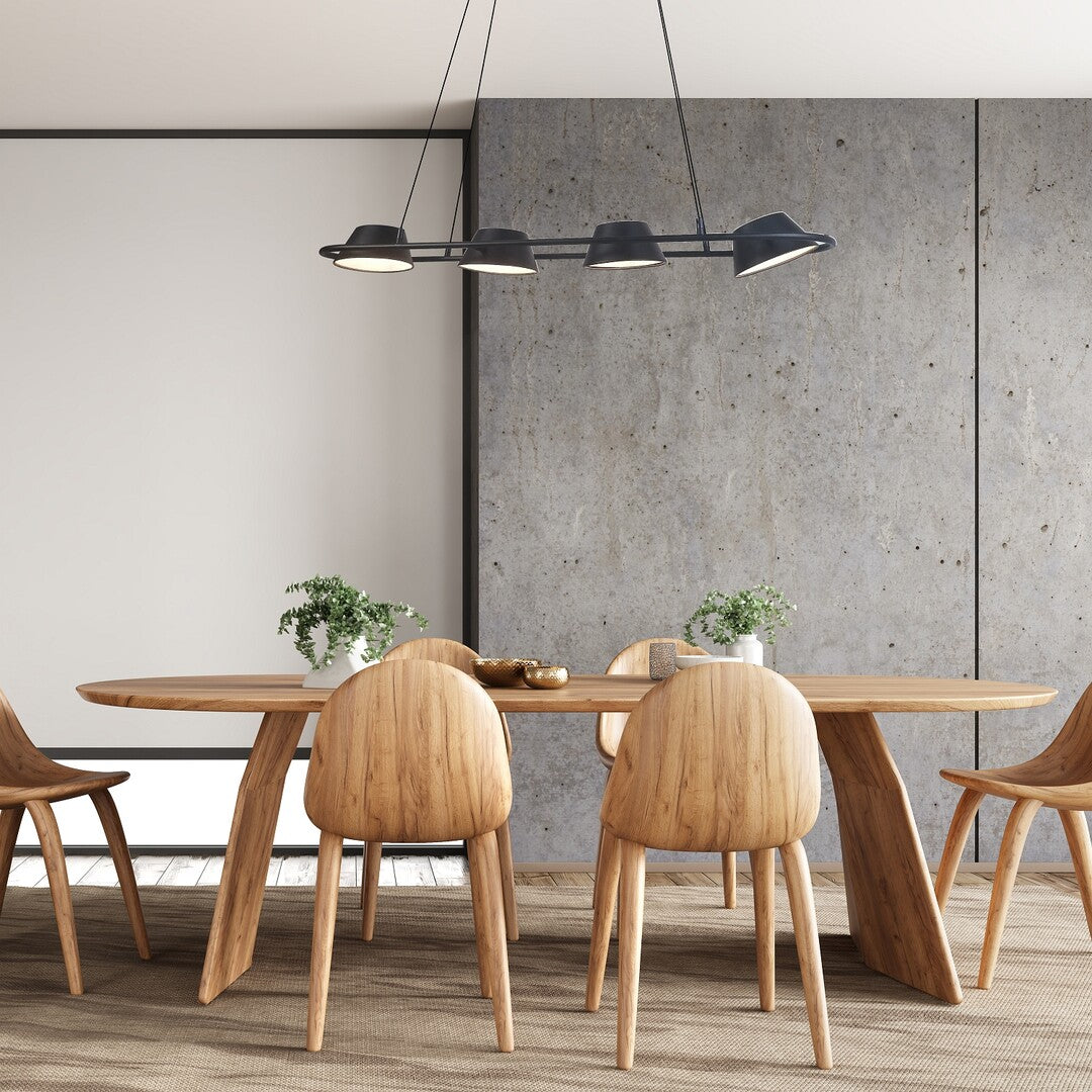 Lustra suspendata LED Odiss, negru, 36W, 1850lm, 3000K, IP20, Rabalux, 72218