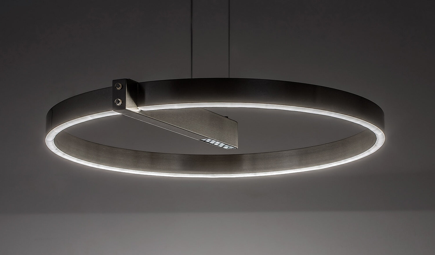 Lustra suspendata LED Thrac, aluminiu șlefuit, 34W, 1700lm, 4000K, IP20, Rabalux, 72222