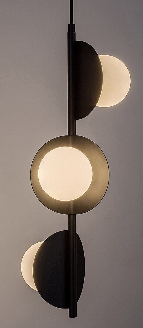 Lustra suspendata Jules, negru, 3xG9, IP20, Rabalux, 72224