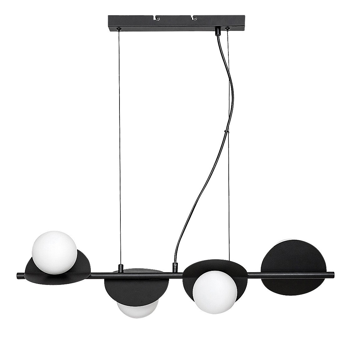 Lustra suspendata Jules, negru, 4xG9, IP20, Rabalux, 72225