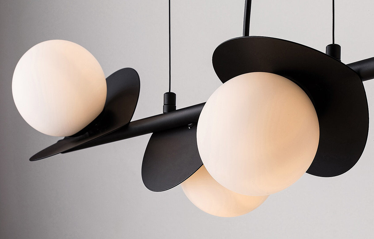 Lustra suspendata Jules, negru, 4xG9, IP20, Rabalux, 72225