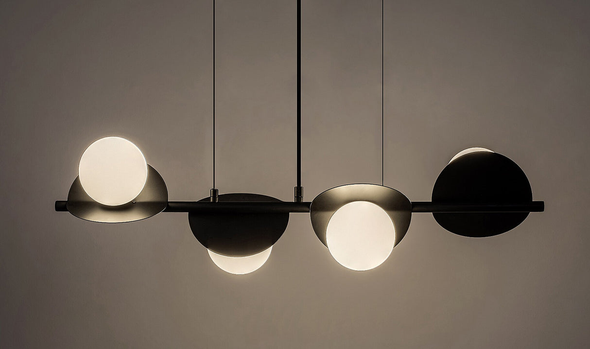 Lustra suspendata Jules, negru, 4xG9, IP20, Rabalux, 72225